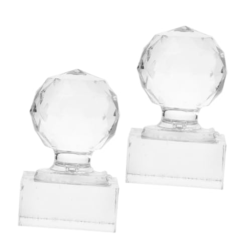 Ipetboom 2 Stück Pulverform Make-up-Tool für Lidschatten Pulverpresswerkzeug Lidschatten-Presswerkzeug Pulverpresse Make-up-Tools für die Augen Make-up-Lidschatten-Tool Acryl Transparent von Ipetboom