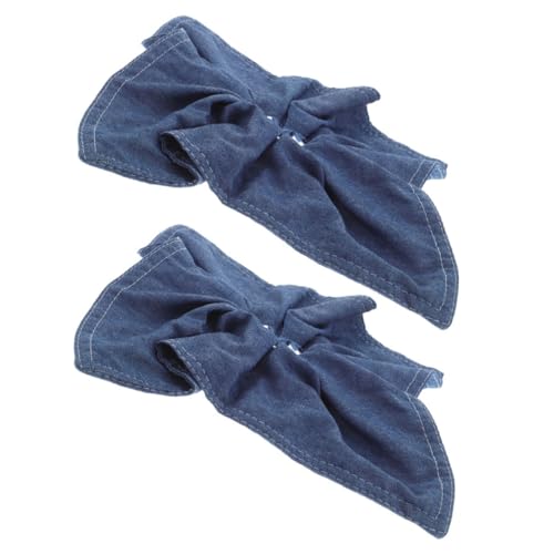 Ipetboom 2stücke Denim Blau Damen Square Scarf Haarband Elastische Haargummis Für Verschiedene Frisuren Für Alltag Und Besondere Anlässe von Ipetboom