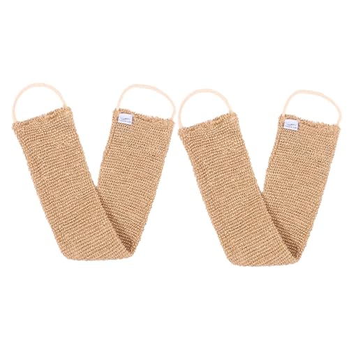 Ipetboom 2stücke Ramie Jute Peeling-badehandtuch Mit Rückenschrubber Für Tiefenreinigende Körperpflege Im Bad Oder Spa Für Tägliche Anwendung Und Reisen von Ipetboom