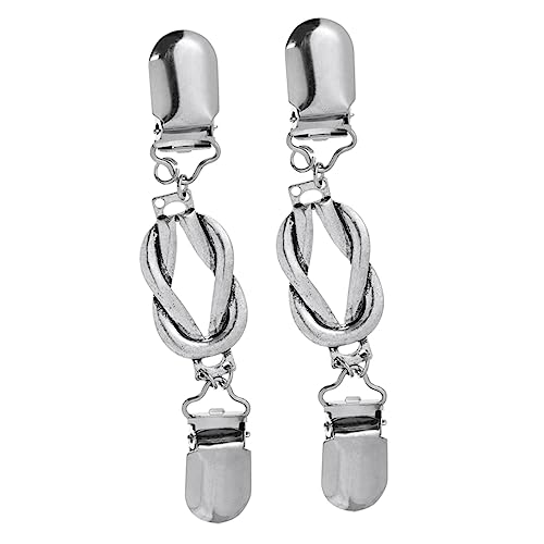 Ipetboom 2 Stück Retro Cardigan Clips Vintage Schal und Kragenverschluss für Damen Dekorative Umhangbrosche Verhindert und Verleiht bei Strickjacken und Pullovern von Ipetboom