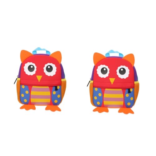 Ipetboom 2stücke Cartoon Mädchen Rucksack Mit Tiermotiv Süßer Und Schulranzen Für Vorschulkinder Für Kindergarten Und Outdoor-aktivitäten Mit Großem Und Bequemen Schultergurten von Ipetboom
