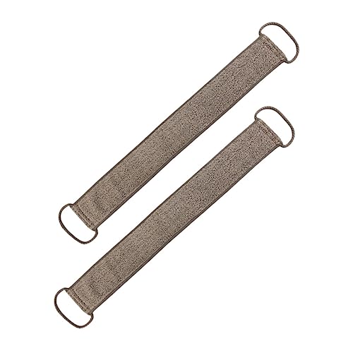 Ipetboom 2 Stück Rückenschrubber Duschstreifen Aus Ramie Handtuch Für Körperpflege Peeling Und Entfernung Abgestorbener Haut Rutschfester Griff Für Dusche Und Bad von Ipetboom