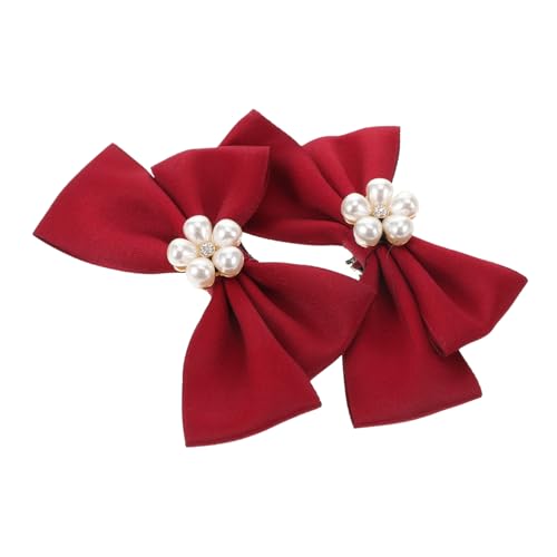 Ipetboom 2 Stück Schuhclips mit Schleifen Imitationsperlen Hochzeits Schuhaccessoires für Damen Dekorationen für Brautschuhe und Besondere Anlässe Ipetboom 2 Stück Schuhclips mit Schleifen Imitationsperlen Hochzeits Schuhaccessoires für Damen Dekorationen für Brautschuhe und Besondere Anlässe von Ipetboom