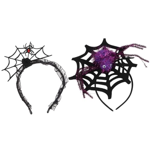 Ipetboom 2stücke Halloween Spinnen Haarreif Lebensechte Spinnen Haarschmuck Für Kostüm-party Und Festival Für Und von Ipetboom