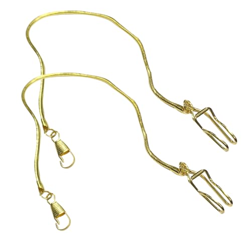 Ipetboom 2stücke Metall Taschenuhr-halterkette Herren Taschenuhr-aufhänger Kostüm-zubehör Westen-Kette Für Anzug-Dekoration von Ipetboom