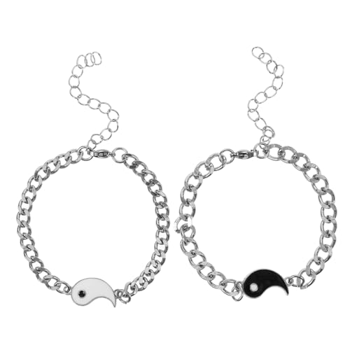 Ipetboom 2 Stück Teiliges Armband Partnerarmband für Symbolische Schmuckstücke für Valentinstag Weihnachten und Besondere Anlässe von Ipetboom