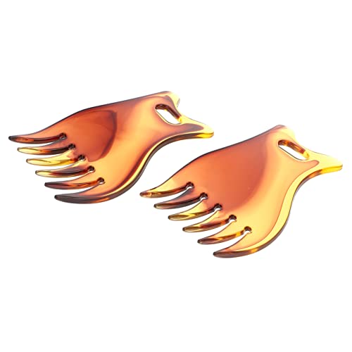 Ipetboom 2 Stück Teiliges Haarkamm für Männer Professioneller Stylingkamm mit Flexiblen Borsten Tragbar und Leicht für Tägliche Hitzebeständig und Langlebig für Friseursalons und Zuhause von Ipetboom