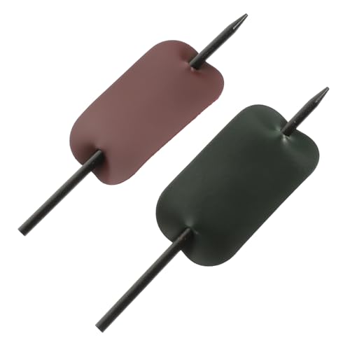 Ipetboom 2 Stück Teiliges PU Leder Haaraccessoire mit Haarklammer und Haarnadeln für Damen Weiches Strapazierfähiges Material Geeignet für Pferdeschwanz und Haarknoten Modisches Styling von Ipetboom