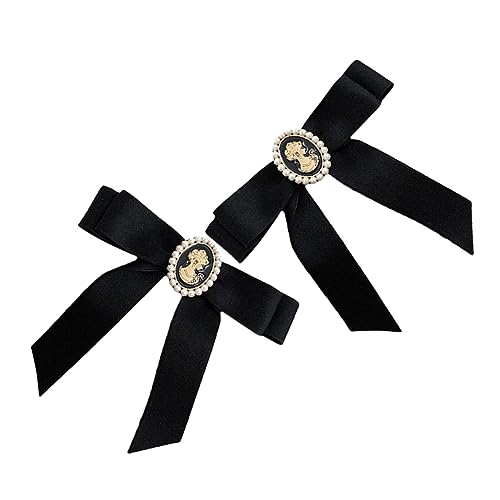 Ipetboom 2 Stück Teiliges Retro Haarschleifen Porträtmotiv Vintage Haarspangen für Damen Haarschmuck Accessoires Geeignet für Hochzeiten Partys und Besondere Anlässe von Ipetboom