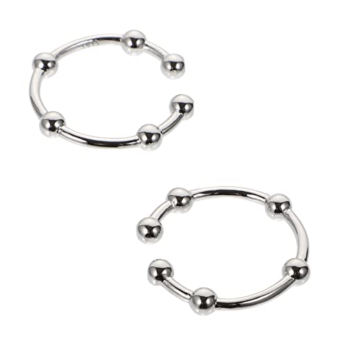 Ipetboom 2stücke Zarter Perlen Ring Damen Schmuck Moderne Ringe Fingeraccessoires Silberring Für Frauen von Ipetboom