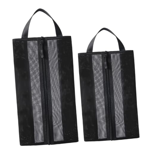 Ipetboom 2 Stück Tragbare Schuhtaschen Mesh Wasserfest Leicht für Reise Home Camping Schuh Organizer für Damen und Herren von Ipetboom
