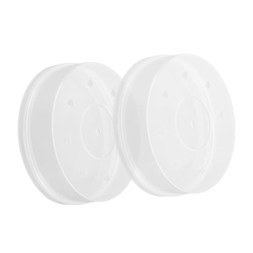 Ipetboom 2 Stück Transparenter Make up Schwamm Aufbewahrungsbox Griffig Staubgeschützt Tragbar für Reisen Kosmetik Schwamm Organizer Puderquaste Behälter von Ipetboom