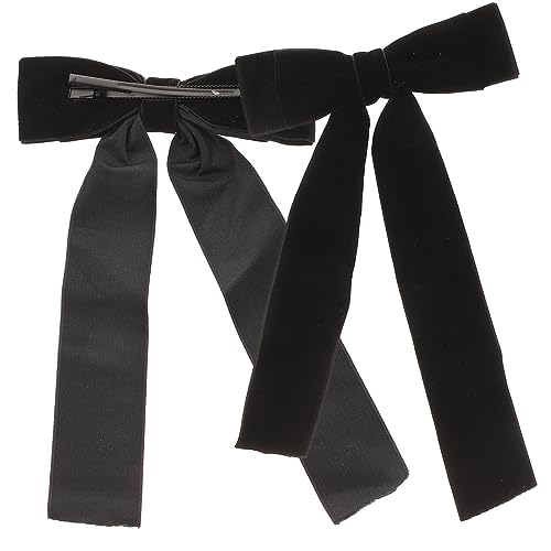 Ipetboom 2 Stück Velvet Haarklammer Bowknot Haarspange für Damen Langlebige Haarschleifen Haarnadeln Klassische Haarschmuck für Party Hochzeit und Pferdeschwanz Styling von Ipetboom
