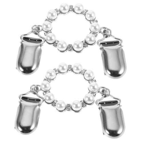 Ipetboom 2 Stück Vintage Cardigan Collar Brooch Pins Stil Modische Kleidung Accessoires Leichtes Langlebiges Material aus Zinklegierung und Kunststoff für Pullover und Schals von Ipetboom