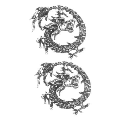 Ipetboom 2 Stück Vintage Drachenbrosche für Männer Robuste Anstecknadel im Chinesischen Drachen Design Exquisites Kleidungsaccessoire für Anzüge Hüte Geschenkidee für Besondere Anlässe Ipetboom 2 Stück Vintage Drachenbrosche für Männer Robuste Anstecknadel im Chinesischen Drachen Design Exquisites Kleidungsaccessoire für Anzüge Hüte Geschenkidee für Besondere Anlässe von Ipetboom