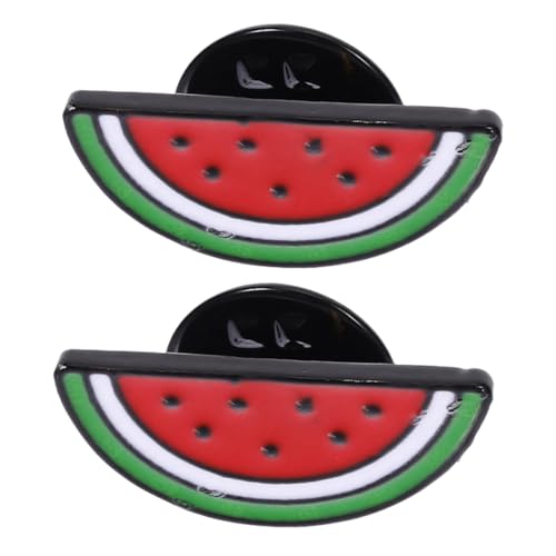 Ipetboom 2 Stück Wassermelonen Broschen Cartoon Anstecknadeln aus Legierung Kleidungsclips für Schals und Cardigans Kreative Party Brosche für Damen und Freizeit Ipetboom 2 Stück Wassermelonen Broschen Cartoon Anstecknadeln aus Legierung Kleidungsclips für Schals und Cardigans Kreative Party Brosche für Damen und Freizeit von Ipetboom