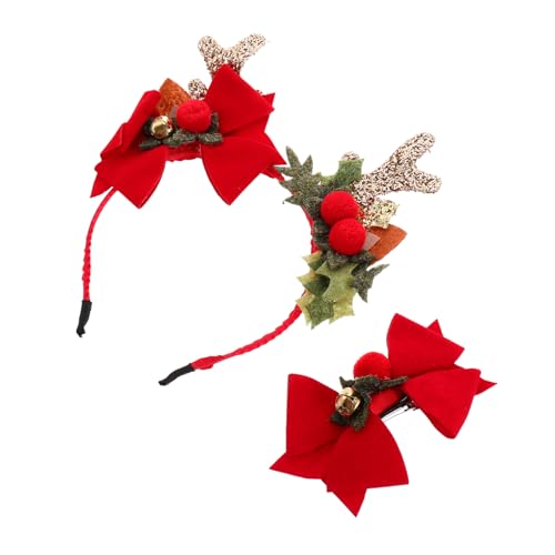 Ipetboom 2 Stück Weihnachts Haarband Haarnadel Weihnachtsdeko Weihnachtshaarreifen Weihnachtshaarnadel Bowknot-haarspange Weihnachtskopfschmuck Bowknot-haarnadel Legierung Rot Ipetboom 2 Stück Weihnachts Haarband Haarnadel Weihnachtsdeko Weihnachtshaarreifen Weihnachtshaarnadel Bowknot-haarspange Weihnachtskopfschmuck Bowknot-haarnadel Legierung Rot von Ipetboom