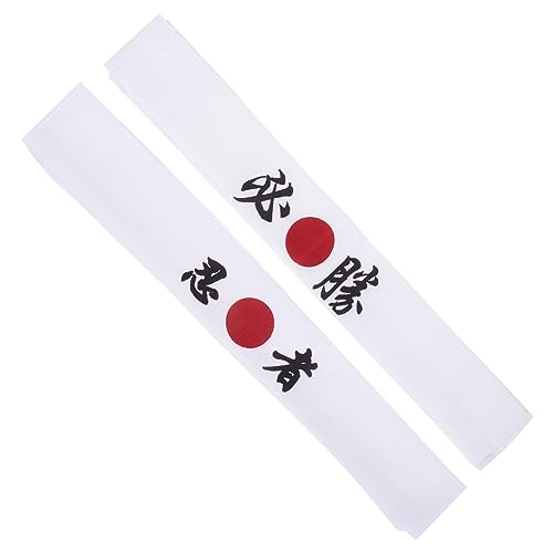 Ipetboom 2stücke Wiederverwendbare Japanische Stirnbänder Atmungsaktive Chef Stirnbänder Dekorative Karate Hautfreundlich Schweißabsorbierend Ipetboom 2stücke Wiederverwendbare Japanische Stirnbänder Atmungsaktive Chef Stirnbänder Dekorative Karate Hautfreundlich Schweißabsorbierend von Ipetboom