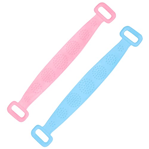 Ipetboom 2pcs Silikon Peeling Badegurt Handtuch Dusche Rücken Für Körperreinigung Und Peeling von Ipetboom