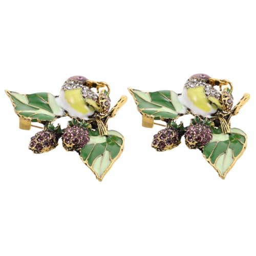 Ipetboom 2 Tierbroschen Für Damen: Minimalistische Anstecknadel, Schickes Elster-design, Modische Corsage-broschen, Dekorative Kleidung, Geeignet Für Alle Anlässe von Ipetboom