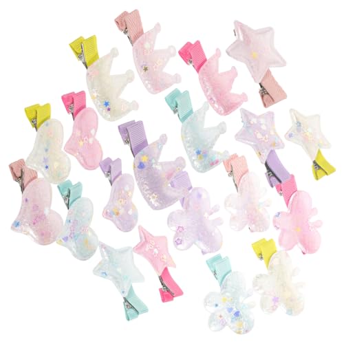 Ipetboom 20stücke Junge Mädchen Haarspangen Mädchen Stern-form Haarspangen Haarschmuck Für Für Kleinkinder Dekorative von Ipetboom