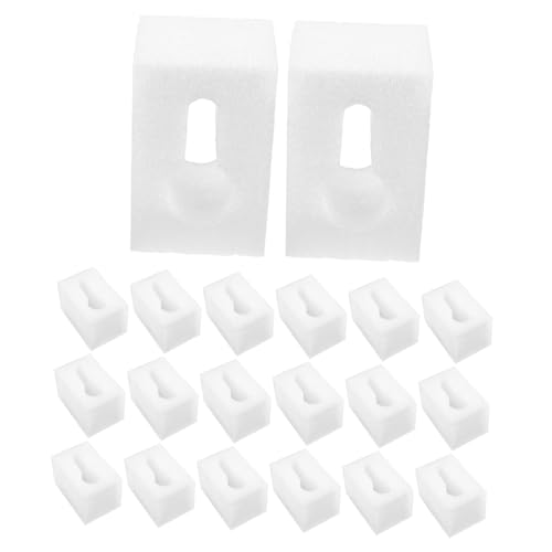 Ipetboom 20 Stück Flaschenpumpenabdeckungen Aus Perlbaumwolle, Schaumstoffpolster, Weiches, Stoßfestes Kissen Für Sicheren Versand, Verpackung Und Transport von Ipetboom