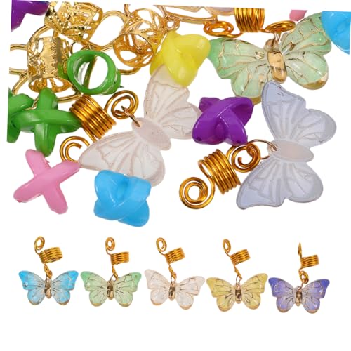 Ipetboom Boho-haarspange Aus Metall Mit Schmetterlingen Für Damen – Schmuckanhänger Mit Dreadlock-haarzopf-anhängern Perfekt Für Party/hochzeit/bühne von Ipetboom