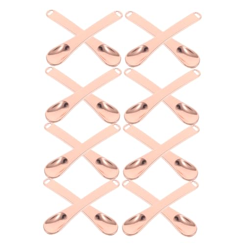 Ipetboom 20stücke Teiliges Kosmetikspatel Aus Zinklegierung Hautpflege Löffel Für Gesichtscreme Augencreme Und Lotionen Wiederverwendbar Modern Und Hygienisch Für Unterwegs von Ipetboom