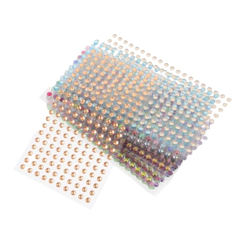 Ipetboom 20 Stück Teiliges Acryl Strasssteine Selbstklebend Rhinestone Sticker für DIY Basteln Gesichts und Nageldekoration Langlebige Funkelnde Schmucksteine für Valentinstag und Make Up von Ipetboom