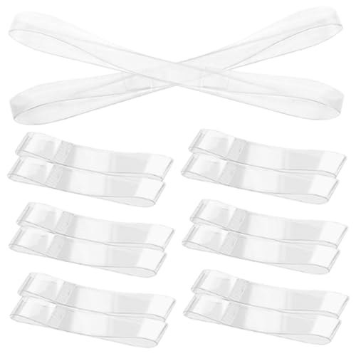 Ipetboom 20 Stück Transparente Abnehmbare Schuhriemen für Damen High Heels Elastische Unsichtbare Riemchen für Pumps Stabile Druck Praktische Absatzzubehör für Alltag und Events von Ipetboom