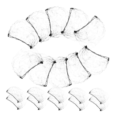 Ipetboom 20-teiliges Haarnetz Aus Elastischem Netzmaterial Mit Rand: Elastisches, Unsichtbares Netz Für Damen Beim Schlafen, Ballett- Und Perücken-styling – Mit Hoher Atmungsaktivität von Ipetboom