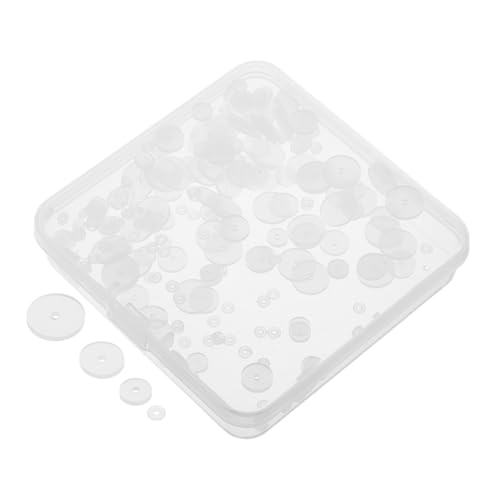 Ipetboom 200stücke Transparente Silikon-komfortpolster Für Ohrringe Ohrring-verschlusspolster Mit Runder Rückseite Schutz Für Empfindliche Haut Zubehör Für von Ipetboom