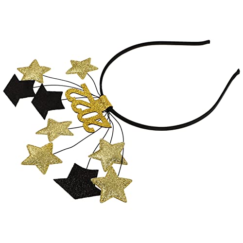 Ipetboom Abschlusshut Kopfbedeckung Goldener Mini-doktorhut Haarband für Männer und Frauen von Ipetboom