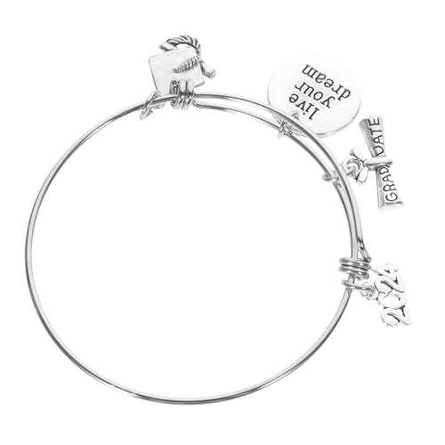 Ipetboom 2024 Graduierungsarmband dekorativ Abschluss Party armkette personalisiert schooter stule jungenschmuck dekoration Verstellbares Armband Absolvent Armband Zinklegierung von Ipetboom
