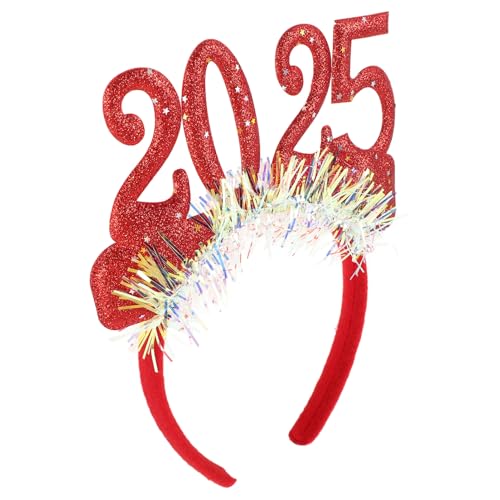 Ipetboom Neujahrs-haarreif Mit Glitzernden Pailletten Und Komfortabel Festliches Accessoire Für Silvesterpartys Und Feiern von Ipetboom