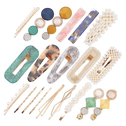 Ipetboom Haarschmuck Mädchen Kunsthaarspange 20-teiliges Haarspangen-set Einfache Haarnadel Für Frauen Kopfschmuck von Ipetboom