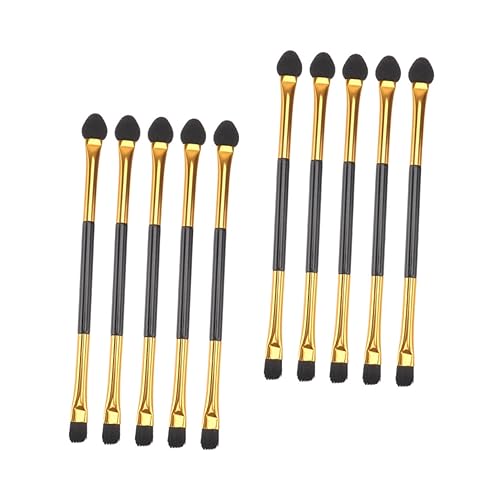 Ipetboom 20St doppelseitiger Lidschattenpinsel flüssiges Auge Kosmetik-Lidschatten-Pinsel-Kit Reisezubehör Make-up Pinsel doppelköpfiger Lidschattenpinsel Kosmetikpinsel von Ipetboom