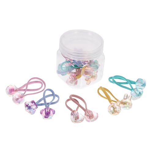 Ipetboom Haargummis 20St kleines Gummiband Schals für Damen elegant Bonbon-Haargummis haarschmuck Damen Schal Haarseil für Kinder Kinderhaarseil Elastizität Stirnband Haarnadel Acryl von Ipetboom