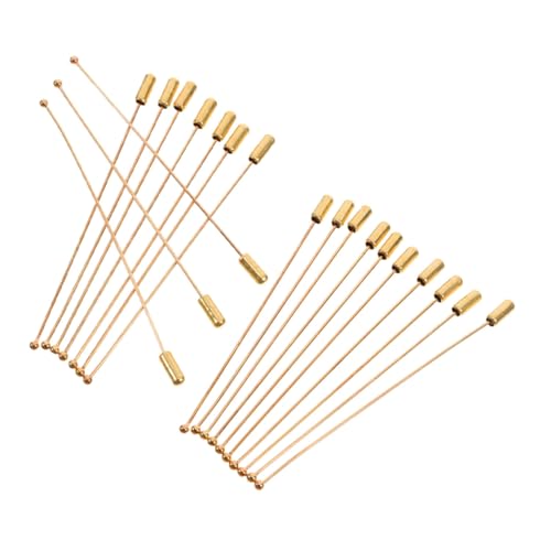 Ipetboom 20stücke Broschen-anstecknadeln Aus Edelstahl Mit Stopper Lang Für Schals Mützen Tücher Und Bastelarbeiten Robuste Sicherheitsnadeln von Ipetboom