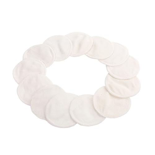Ipetboom 20stücke Doppelschicht Wiederverwendbare Make-up Entferner Pads Waschbare Gesichtswischpads Aus Bambusfaser Für Augen Gesichts Make-up Reinigung von Ipetboom