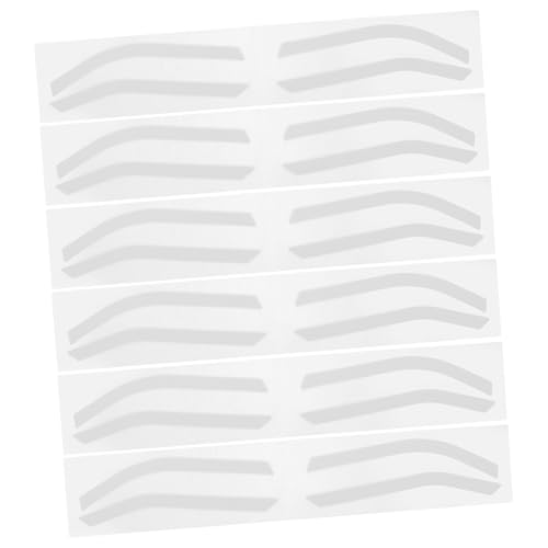 Ipetboom 24paare Wiederverwendbare Silikon Augenbrauen Vorlagen Einstellbare Augenbrauen Mapping Aufkleber Für Anfänger Und Profis Und Design Stilen von Ipetboom