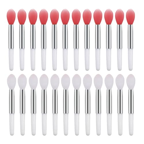 Ipetboom 24 Stück Silikon Lippenpinsel Lippenstift Applikator Für Frauen Tragbare Make up Tools Einweg Lippenpinsel Transparent Für Reisen Und Zuhause von Ipetboom