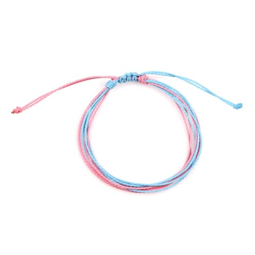 Ipetboom Stück Verstellbares Wasserdichtes Wachsarmband Farben Boho Geflochtene Seilarmbänder für Frauen für Besondere Anlässe Handgemachte Armbänder von Ipetboom