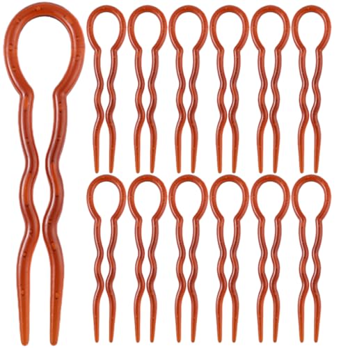 Ipetboom 24stücke U-förmige Haarnadeln Für Damen Französische Haarforken Zur Einfachen Gestaltung Von Hochsteckfrisuren Für Besondere Anlässe Und Alltag von Ipetboom