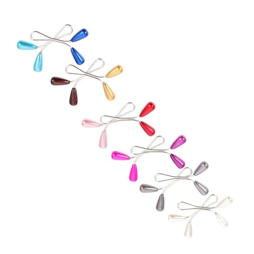 Ipetboom 24stücke Perlen-hijab Clips Seidenschal Clips Kopftuch Fixierung Vielseitige Halter Für Frauen Zufällige Farben Accessoire Für Schals Und Kopfbedeckungen von Ipetboom