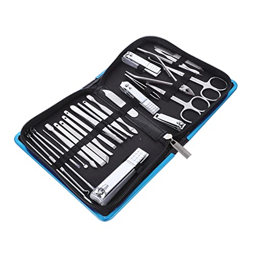 Ipetboom 26stücke Maniküre Werkzeugset Mit Nagelknipser Für Gesicht Hände Und Füße Tragbar Für Damen Und Herren Und Langlebig Für Tägliche Reise Und Heimgebrauch von Ipetboom