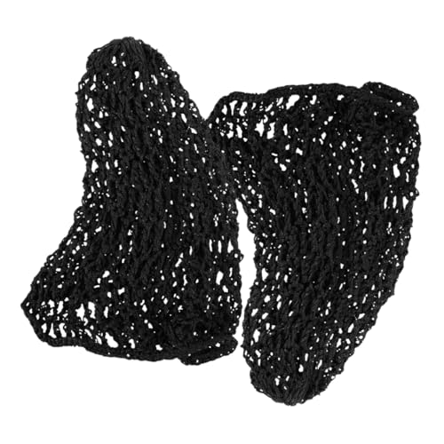 Ipetboom 2stücke Netz-haarnetz Zum Schlafen Aus Viskose-strick Handgehäkeltes Haarwickel-netz Für Damen Atmungsaktives Und Bequemes Haarsträhnen-netz Für Haarpflegeprodukte von Ipetboom