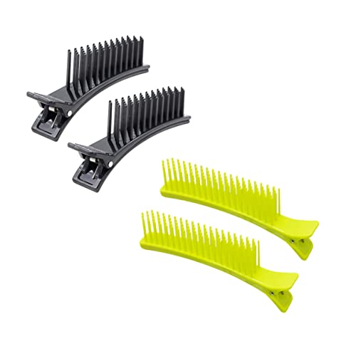 Ipetboom 2St Friseursalon-Clips haarspangen mit kamm Kammclips für Friseure hair cutting clip haar spangen herren rasierer werkzeug Haarspangen abteilen Salon-Haarspangen Metall Layer-Clip von Ipetboom