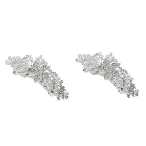 Ipetboom 2stücke Blumen-haarspange Mit Perlen Und Strass Elegante Haarnadel Für Damen Perfektes Haarschmuck-accessoire Für Hochzeiten Und Besondere Anlässe Stilvoll Und Vielseitig von Ipetboom