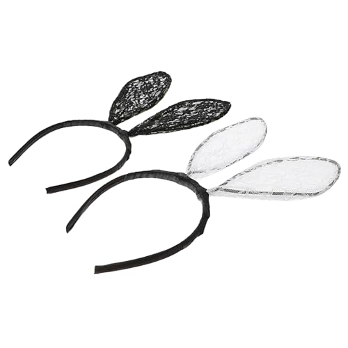 Ipetboom 2St fasching haarschmuck faschings haarschmuck Turban-Stirnband Brautkopfschmuck für die Hochzeit Kleider Haarbänder Hasenohren-Stirnband Osterkopfschmuck Mädchen von Ipetboom